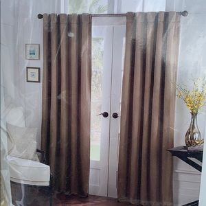 Havana one Rod Pocket Back Tab Panel Curtain(s)